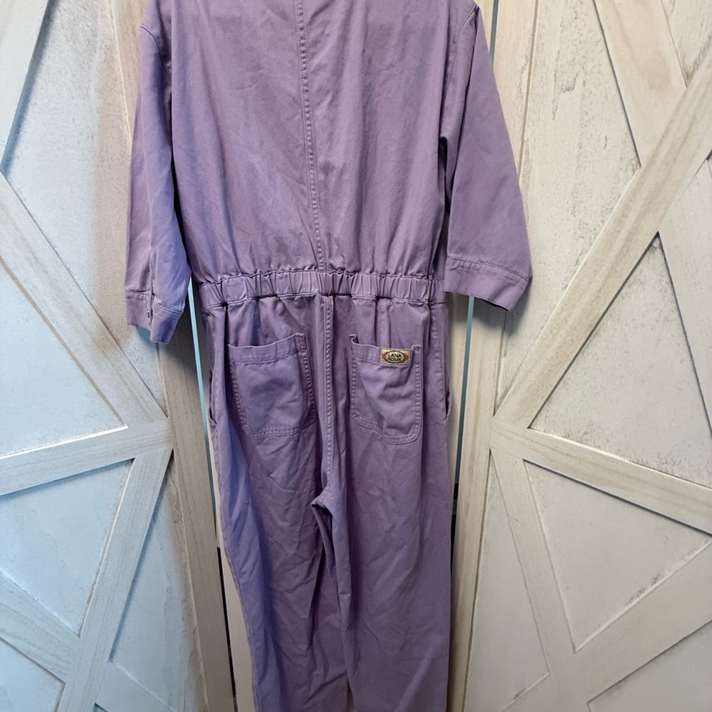 Utility Jumpsuit in Lavender - Picture 5 of 6